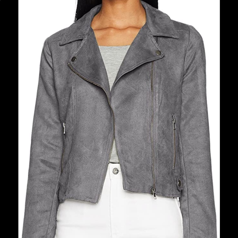 BB Dakota grey suede jacket